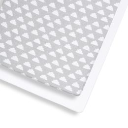 Snuz 2 Pack Cot/Cot Bed Fitted Sheets