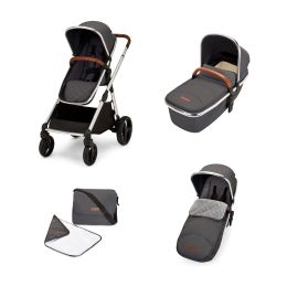 Ickle Bubba Eclipse Carrycot & Pushchair Bundle Graphite Grey 