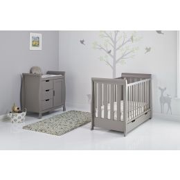 Obaby Stamford Mini 2 Piece Room Set Taupe Grey