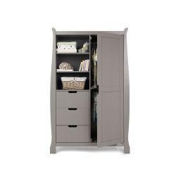 Obaby Stamford Double Wardrobe Taupe Grey