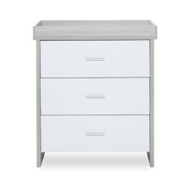 Ickle Bubba Pembrey Changing Unit Ash Grey & White
