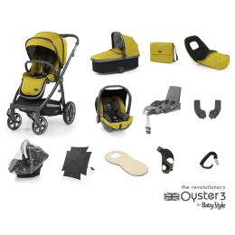 BabyStyle Oyster 3 Ultimate Bundle Mustard City Grey