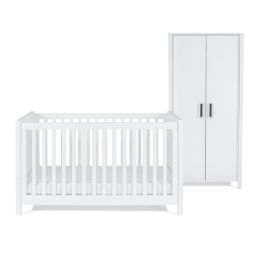 Silver Cross Primrose Hill Cot Bed & Wardrobe