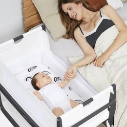 SnuzPod4 Bedside Crib Bundle Slate