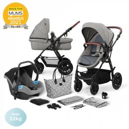 Kinderkraft XMOOV 3 in 1 Travel System Grey