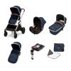Ickle Bubba Eclipse Travel System with Galaxy Car Seat and Isofix Base Midnight Blue