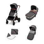 Ickle Bubba Eclipse Carrycot & Pushchair Bundle Graphite Grey 