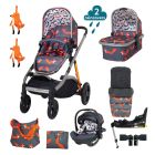 Cosatto Wow XL Everything Bundle Charcoal Mister Fox