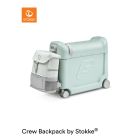 JetKids™ by Stokke® Travel bundle: BedBox™ + Crew BackPack™ Green Aurora