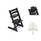 Stokke® Tripp Trapp® Chair, Baby Set™ & Harness Black