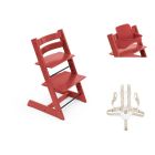 Stokke® Tripp Trapp® Chair, Baby Set™ & Harness Warm Red