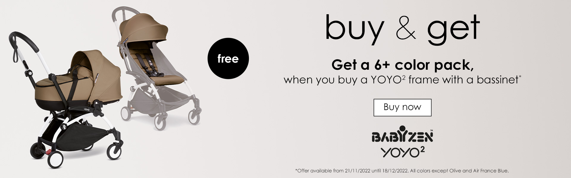 Babyzen YOYO Bassinet Offer